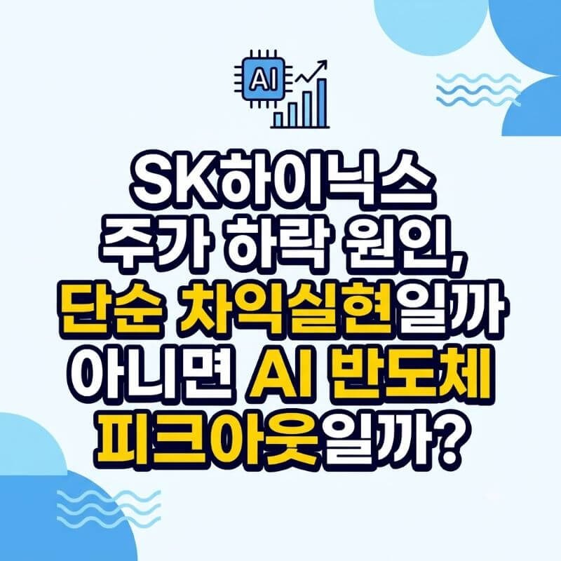 SK하이닉스 주가 하락 원인, 단순 차익실현일까 아니면 AI 반도체 피크아웃일까