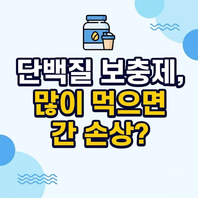 단백질 보충제, 많이 먹으면 간 손상 하루 권장 섭취량과 부작용 없는 흡수 공식