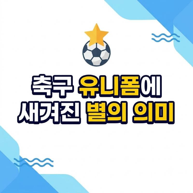 축구 유니폼에 새겨진 별의 의미 국가대표팀과 클럽팀 엠블럼 속 별의 규정과 역사